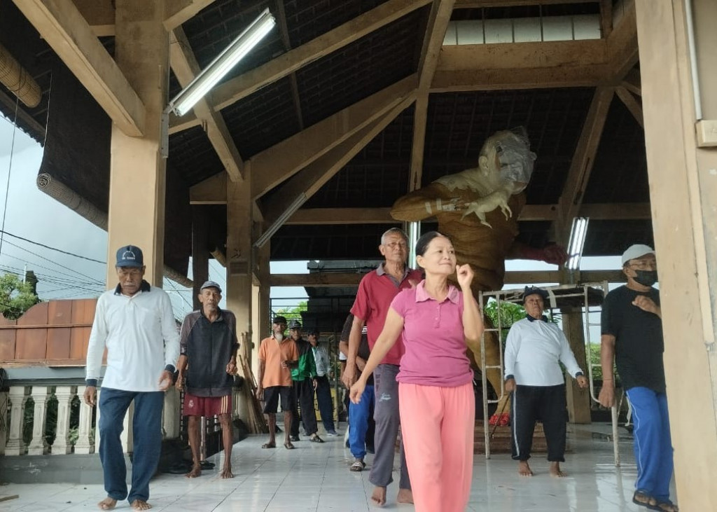 Kegiatan Rutin Posyandu Lansia Banjar Tegeh, Desa Dalung